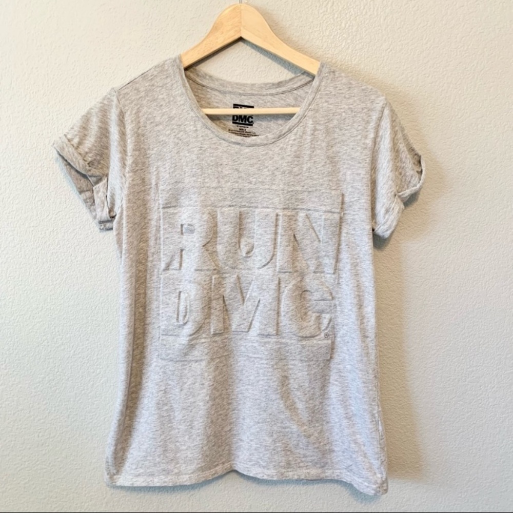 Run DMC Embossed Logo T Shirt